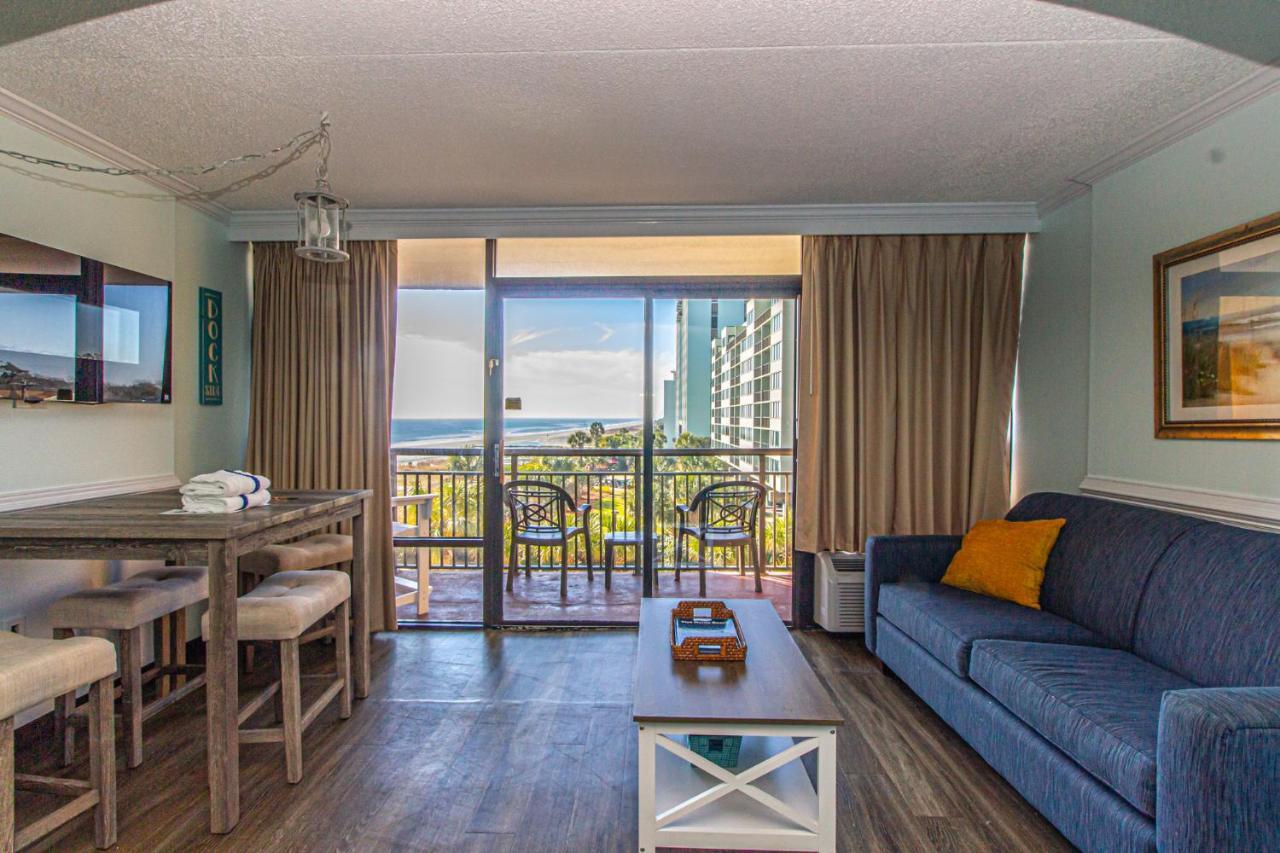Oversized Ocean View Queen Suite With Beautiful Fireplace And Accents - Sleeps 4 Guests! Myrtle Beach Eksteriør bilde