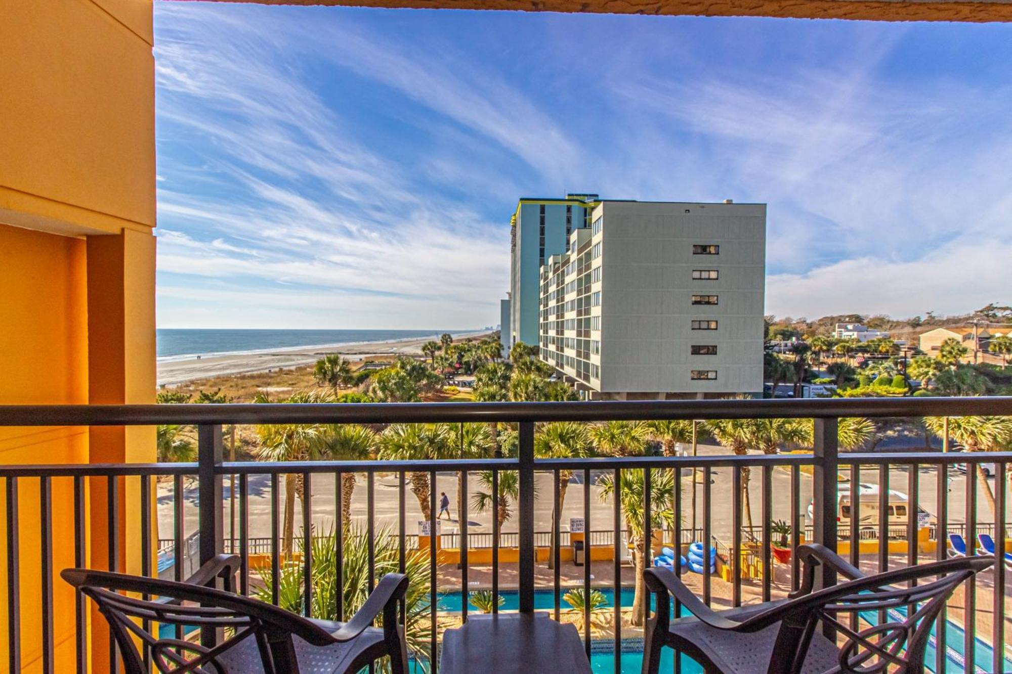 Oversized Ocean View Queen Suite With Beautiful Fireplace And Accents - Sleeps 4 Guests! Myrtle Beach Rom bilde