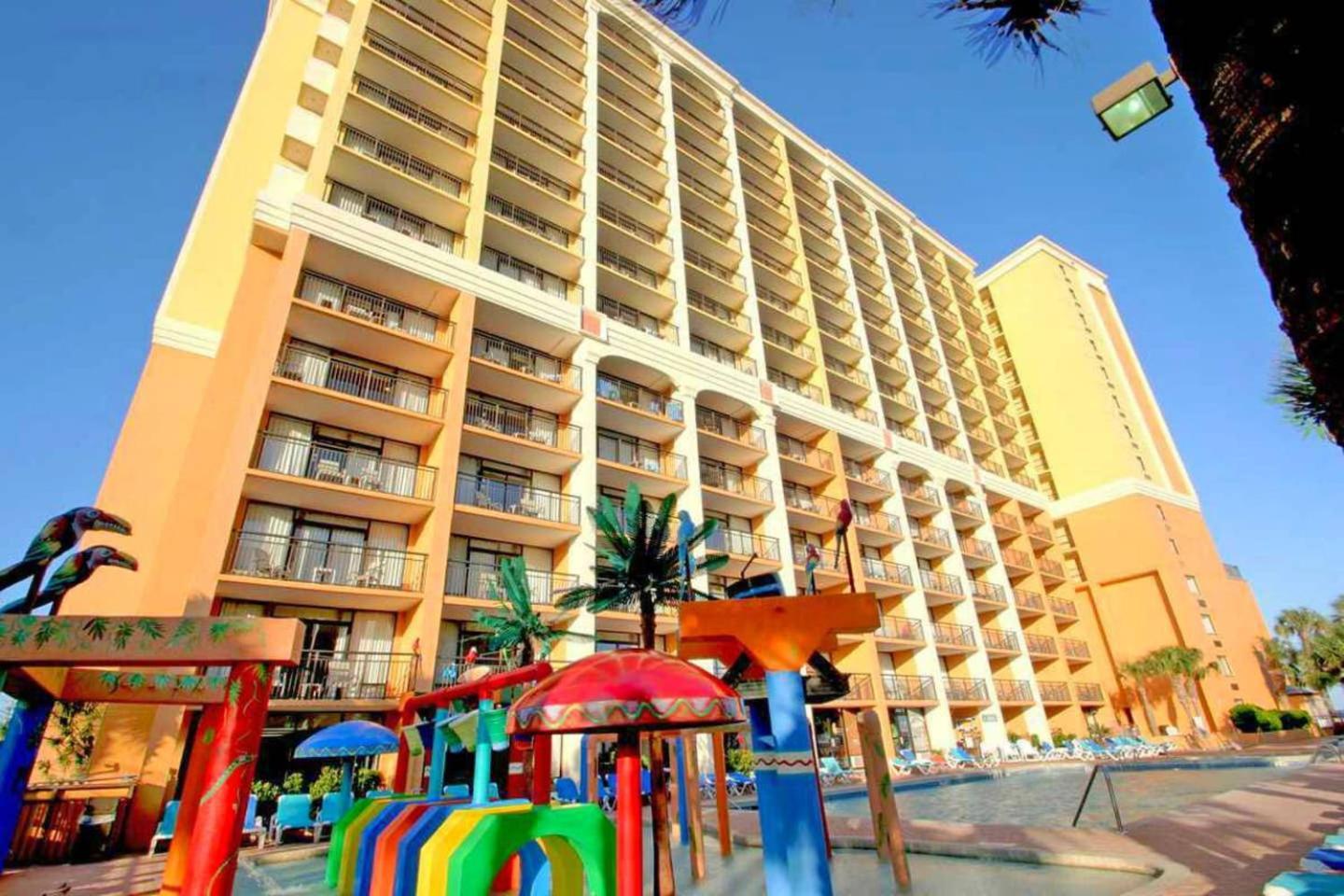 Oversized Ocean View Queen Suite With Beautiful Fireplace And Accents - Sleeps 4 Guests! Myrtle Beach Rom bilde