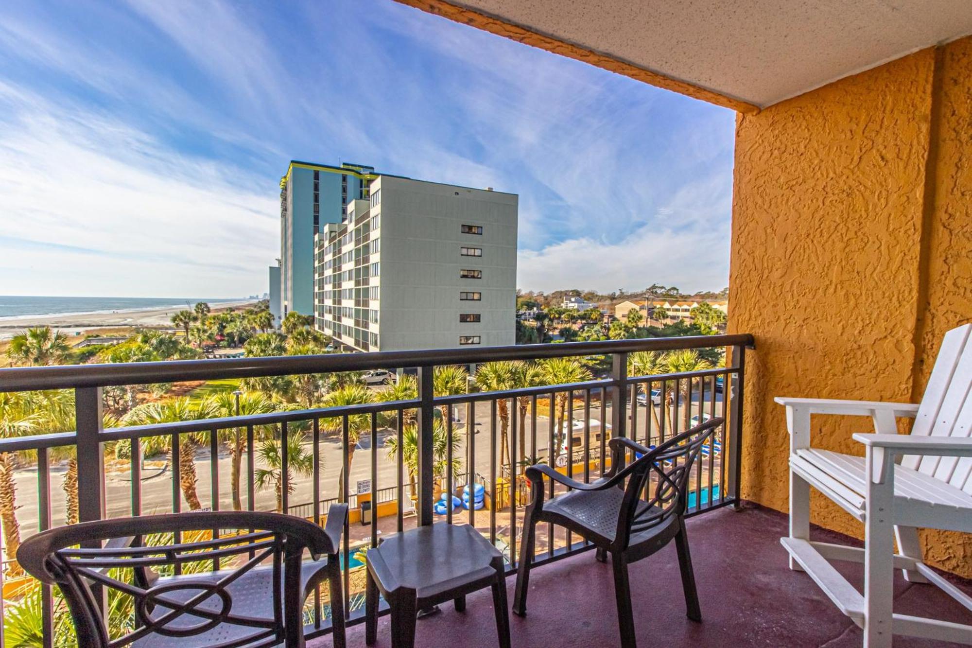 Oversized Ocean View Queen Suite With Beautiful Fireplace And Accents - Sleeps 4 Guests! Myrtle Beach Rom bilde